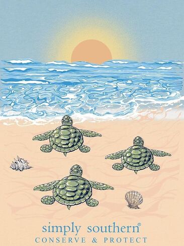 Simply Southern Save The Turtles Hatch Conserve & Protect Youth T-Shirt in Saudi Arabia