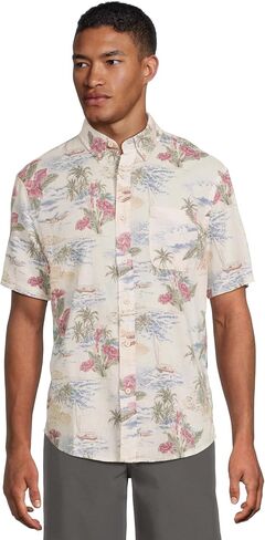 Faherty Men's Short Sleeve Breeze Shirt in Saudi Arabia