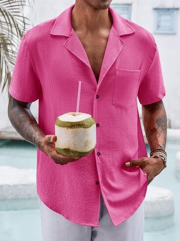 Runcati Mens Button Down Dont in Saudi Arabia