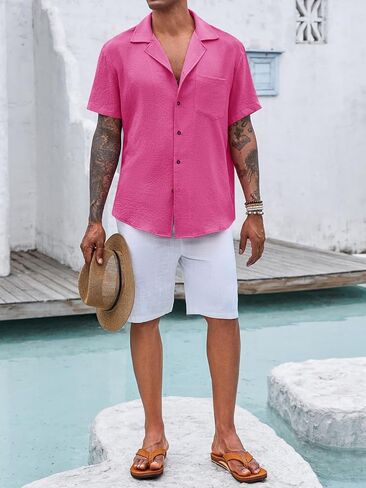 Runcati Mens Button Down Dont in Saudi Arabia