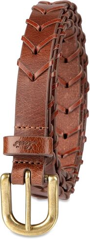 Levi's Women's Fully Adjustable Skinny Braided Leather Casual Belt in Saudi Arabia