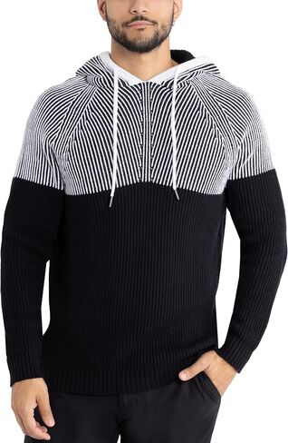 X Ray Mens Fashion Hoodies Sweater Sweater ، Block Color Coll -Block Slim Fit Hoodies للرجال in Kuwait
