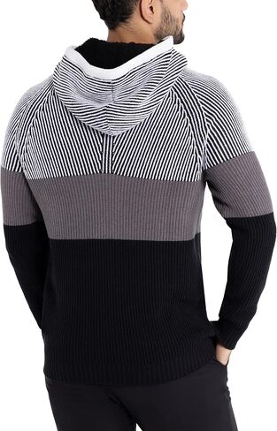 X Ray Mens Fashion Hoodies Sweater Sweater ، Block Color Coll -Block Slim Fit Hoodies للرجال in Kuwait