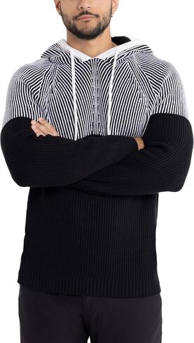 X Ray Mens Fashion Hoodies Sweater Sweater ، Block Color Coll -Block Slim Fit Hoodies للرجال in Kuwait