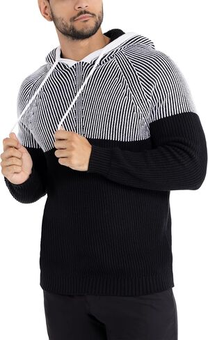 X Ray Mens Fashion Hoodies Sweater Sweater ، Block Color Coll -Block Slim Fit Hoodies للرجال in Kuwait