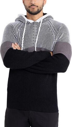 X Ray Mens Fashion Hoodies Sweater Sweater ، Block Color Coll -Block Slim Fit Hoodies للرجال in Kuwait