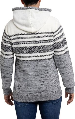 X RAY Mens Fashion Hoodies Pullover Sweater, Casual Knit Color Block Slim Fit Hoodies for Men in Saudi Arabia