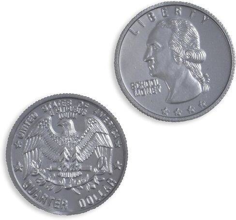 LEARNING ADVANTAGE Play Pennies - Set of 100 Plastic Coins - Designed and Sized Like Real US Currency - Teach Money Math With This Pretend Play Resource in Saudi Arabia