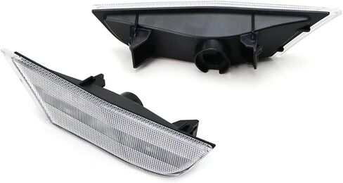 iJDMTOY JDM Semi-Clear Lens Front Bumper Side Marker Lamps Housings Compatible With 2018-up Honda Odyssey, Replace OEM Amber Sidemarker Lamps in Saudi Arabia