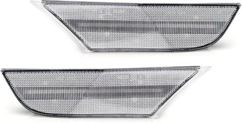 iJDMTOY JDM Semi-Clear Lens Front Bumper Side Marker Lamps Housings Compatible With 2018-up Honda Odyssey, Replace OEM Amber Sidemarker Lamps in Saudi Arabia