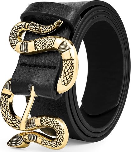 Snake Belt Womens Belts Women Cool Belt for Dresses Jeans Shorts Fashion Trendy Belts Outfits Accessories in Saudi Arabia