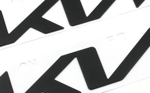 2PCS Matte Black Front Rear Telluride Emblem Badges Fit 2022-2024 Telluride (Matte Black) in Kuwait