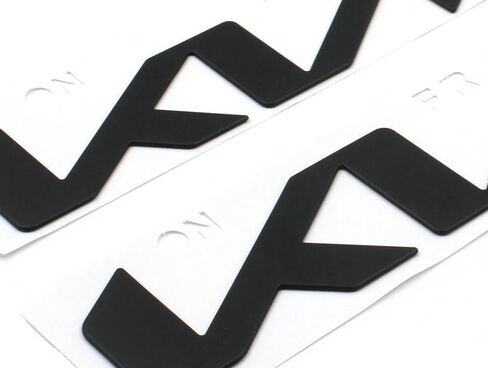 2PCS Matte Black Front Rear Telluride Emblem Badges Fit 2022-2024 Telluride (Matte Black) in Kuwait