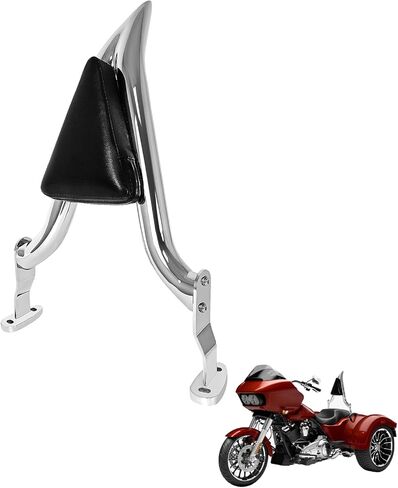 16" Black Road Glide 3 & Freewheeler Sissybar Pad Motorcycle Passenger Backrest Sissy Bar for Harley Davidson FLRT FLTRT 2015-2024 in Kuwait