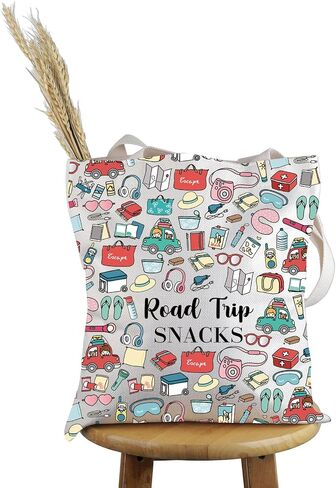 PWHAOO Road Trip Lover Gift Tote Bag Squad Handbag Road Tripping Traveller Gift in Saudi Arabia
