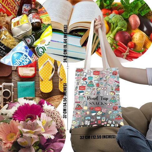 PWHAOO Road Trip Lover Gift Tote Bag Squad Handbag Road Tripping Traveller Gift in Saudi Arabia