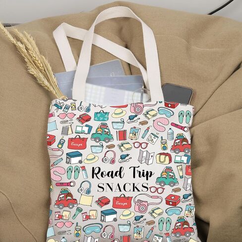 PWHAOO Road Trip Lover Gift Tote Bag Squad Handbag Road Tripping Traveller Gift in Saudi Arabia