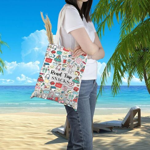 PWHAOO Road Trip Lover Gift Tote Bag Squad Handbag Road Tripping Traveller Gift in Saudi Arabia