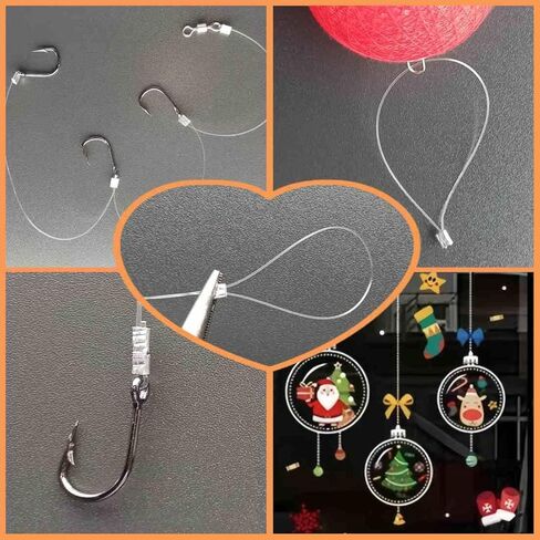 خط صيد أبودا شفاف بطول 1640 قدم 500 متر 17 رطل، خط صيد أحادي الخيط رفيع 0.3 مم للحرف اليدوية صناعة المجوهرات، خيط شفاف للزينة المعلقة، سلك صيد غير مرئي من النايلون مع مقص in Kuwait