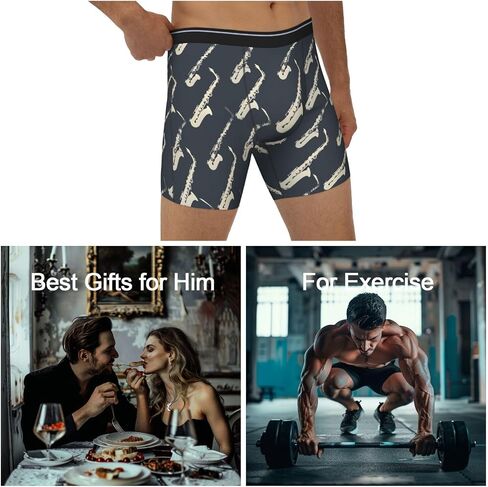 Mens Underwear Stretch Breathable Boxer Briefs For Men Novelty Gifts in Kuwait