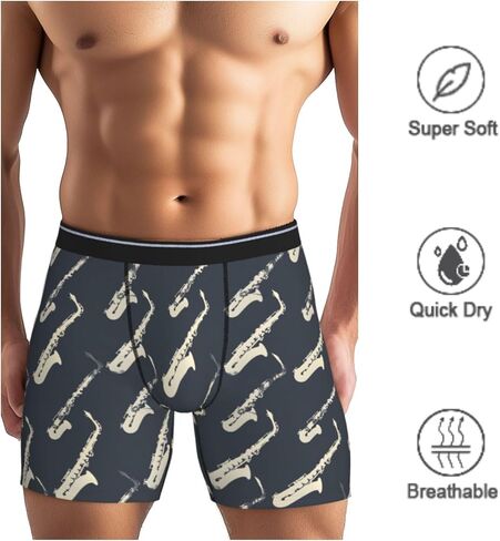 Mens Underwear Stretch Breathable Boxer Briefs For Men Novelty Gifts in Kuwait