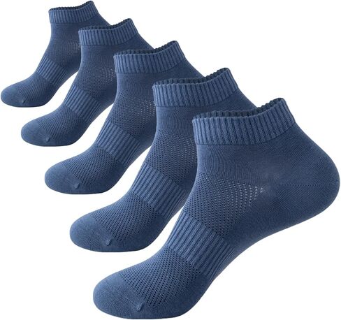 Padfom Men Men Performance Athletic Athletic Running Socks Low Cut Sports Socks 5 Pairs Size 7-12 in Kuwait