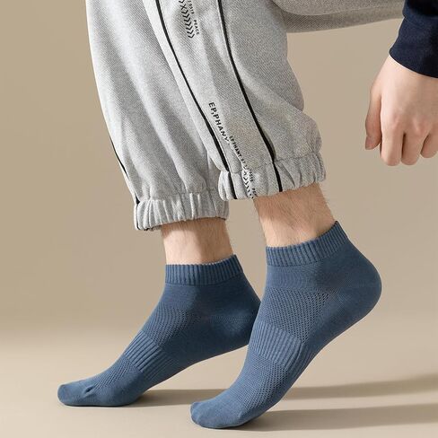 Padfom Men Men Performance Athletic Athletic Running Socks Low Cut Sports Socks 5 Pairs Size 7-12 in Kuwait