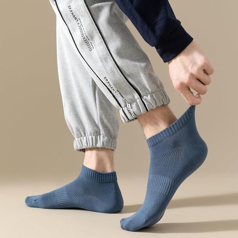 Padfom Men Men Performance Athletic Athletic Running Socks Low Cut Sports Socks 5 Pairs Size 7-12 in Kuwait