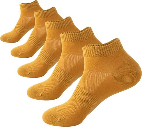 Padfom Men Men Performance Athletic Athletic Running Socks Low Cut Sports Socks 5 Pairs Size 7-12 in Kuwait
