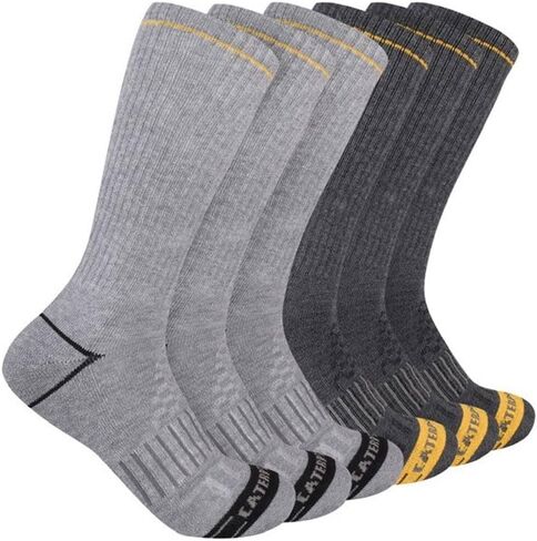 CAT Men's 6-Pack Half Cushioned Crew Socks in Saudi Arabia