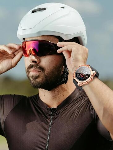 حافظة مكونة من قطعتين لغطاء الساعة الذكية Garmin Fenix ​​8 مقاس 47 مم، حماية شاملة، مقاومة للصدمات، غطاء حماية شفاف من مادة TPU لملحقات الساعة الذكية Garmin Fenix ​​8 مقاس 47 مم - شفاف + رمادي in Kuwait