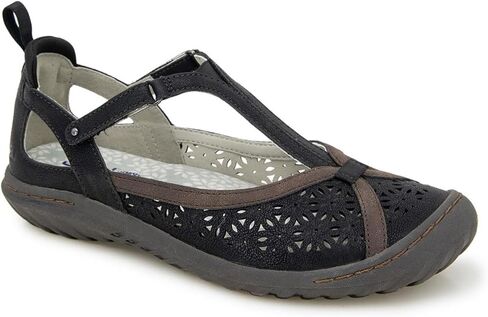 أحذية Jambu النسائية Daffodil المريحة الكاجوال الكلاسيكية Mary Jane T-Strap Flat Shoes in Kuwait