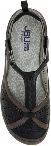 أحذية Jambu النسائية Daffodil المريحة الكاجوال الكلاسيكية Mary Jane T-Strap Flat Shoes in Kuwait