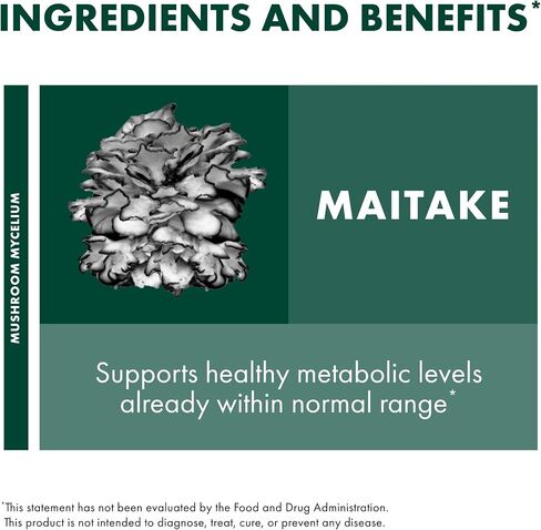 Host Defense Maitake Extract - Immune & Cellular Health Support - Herbal Supplement with Maitake Mushroom & Mushroom Mycelium - Liquid Supplement - 2 fl oz (60 Servings)* in Saudi Arabia