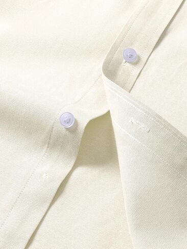 Grade 3.5 Wrinkle-Resistant Men's Lightweight Oxford Dress Shirts Long Sleeve Business Casual Pocket Shirt in Saudi Arabia