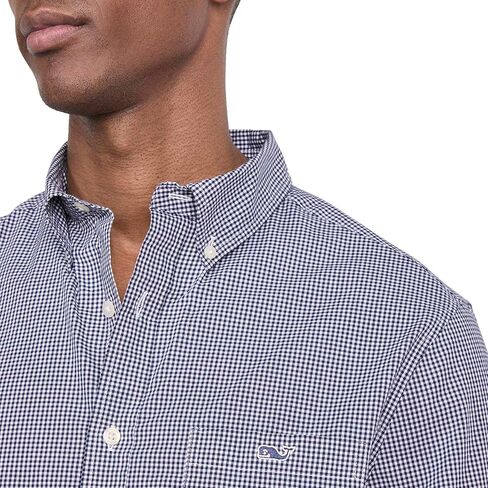 vineyard vines Men's Anegada Gingham Perfect Wash Poplin Shirt in Saudi Arabia