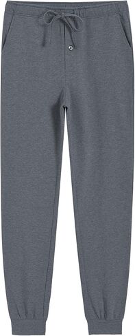Weintee Men's 34" Inseam Tall Jogger Pajama Pants Cotton Lounge Pants with Pockets in Saudi Arabia