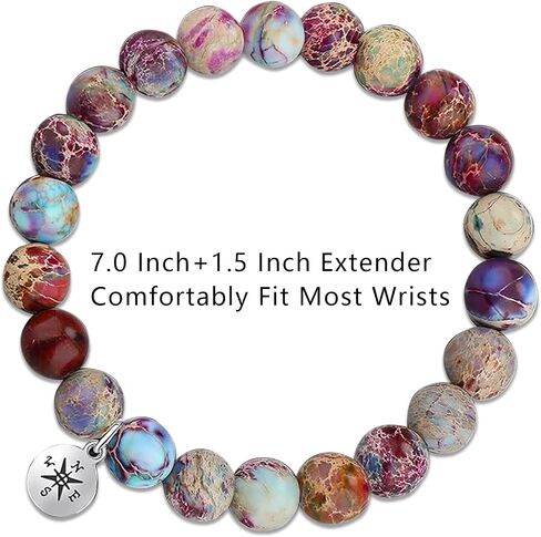 Graduation Gifts for Her,Graduation Bracelets Inspirational Compass Bracelet Class of 2025 Graduate Gifts Middle School High School College Bachelor Master Women Daughter Friends in Saudi Arabia