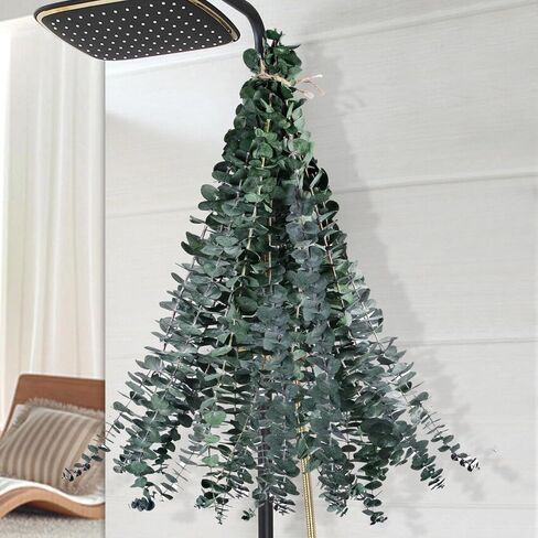12 Pcs Dried Eucalyptus for Shower Hanging - 17'' Real Large Preserved Eucalyptus Stems Green Home Decor, 100% Made from Fresh Eucalyptus Leaves, Bathroom Shower Decor, Wedding, DIY in Saudi Arabia