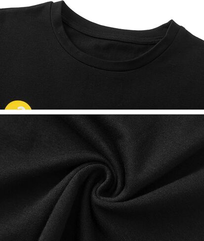 Ainuno Boys Girls Shirts Funny Summer Short Sleeve Shirt Crewneck Graphic Tees in Saudi Arabia