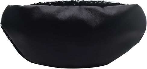 Sequins Glitter Waist Bag Fanny Pack for Women Girls Crossbody Belt Bag Chest Bag Phone Pouch for Travel Running Workout in Saudi Arabia