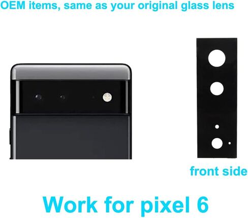 4 قطع استبدال عدسة زجاجية للكاميرا الخلفية الأصلية من OEM لهاتف Google Pixel 7 Pro مع مجموعة أدوات إصلاح وأدوات لاصقة مثبتة مسبقًا ودليل التثبيت (إجمالي 4 قطع من العدسات الزجاجية متضمنة) in Kuwait