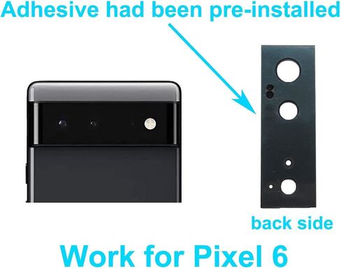 4 قطع استبدال عدسة زجاجية للكاميرا الخلفية الأصلية من OEM لهاتف Google Pixel 7 Pro مع مجموعة أدوات إصلاح وأدوات لاصقة مثبتة مسبقًا ودليل التثبيت (إجمالي 4 قطع من العدسات الزجاجية متضمنة) in Kuwait