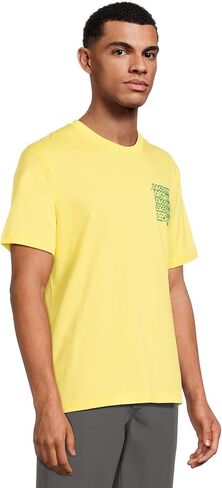 Lacoste Men's Classic Fit Distorted Graphic T-Shirt in Saudi Arabia