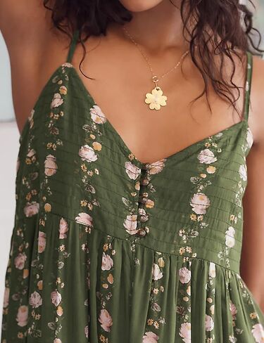 Huaqiao Women Loose Sleeveless Jumpsuits Spaghetti Strap Harem Overalls Boho Summer Floral Print Rompers in Saudi Arabia