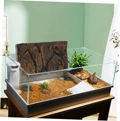 Mikikit Rock Terrarium الخلفية: خلفية خزان الزواحف ديكور الحائط 3D حجر الصخور خلفية الزينة خلفية خزان الزواحف خلفية الموئل للسحلية تحمل التنين السلحفاة in Kuwait