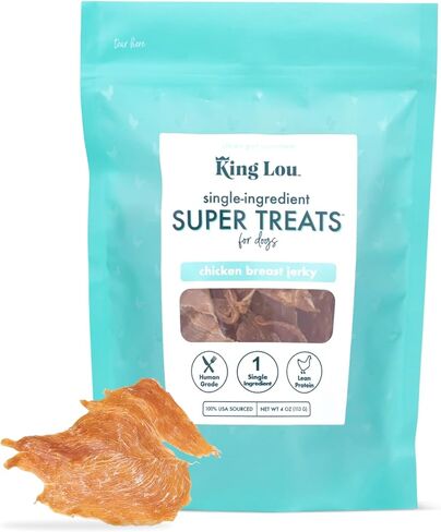 King Lou Pets - ديك رومي متشنج للكلاب - علاجات للكلاب المجففة مصنوعة في الولايات المتحدة الأمريكية - 1 رطل من صدر الديك الرومي الطازج قبل الجفاف in Kuwait