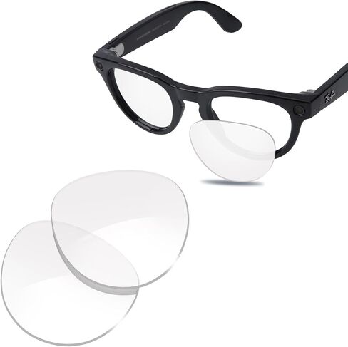 100% Precise-Fit Replacement Sunglass Lenses for Ray-Ban Meta Headliner RW4009 50mm in Saudi Arabia