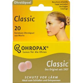 OHROPAX Classic Ear Plugs Pack of 20