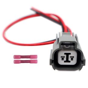 Fog Lamp Fog Light Connector Compatible with Honda Accord 2012-2015 2-Way Wiring Pigtail Harness Plug